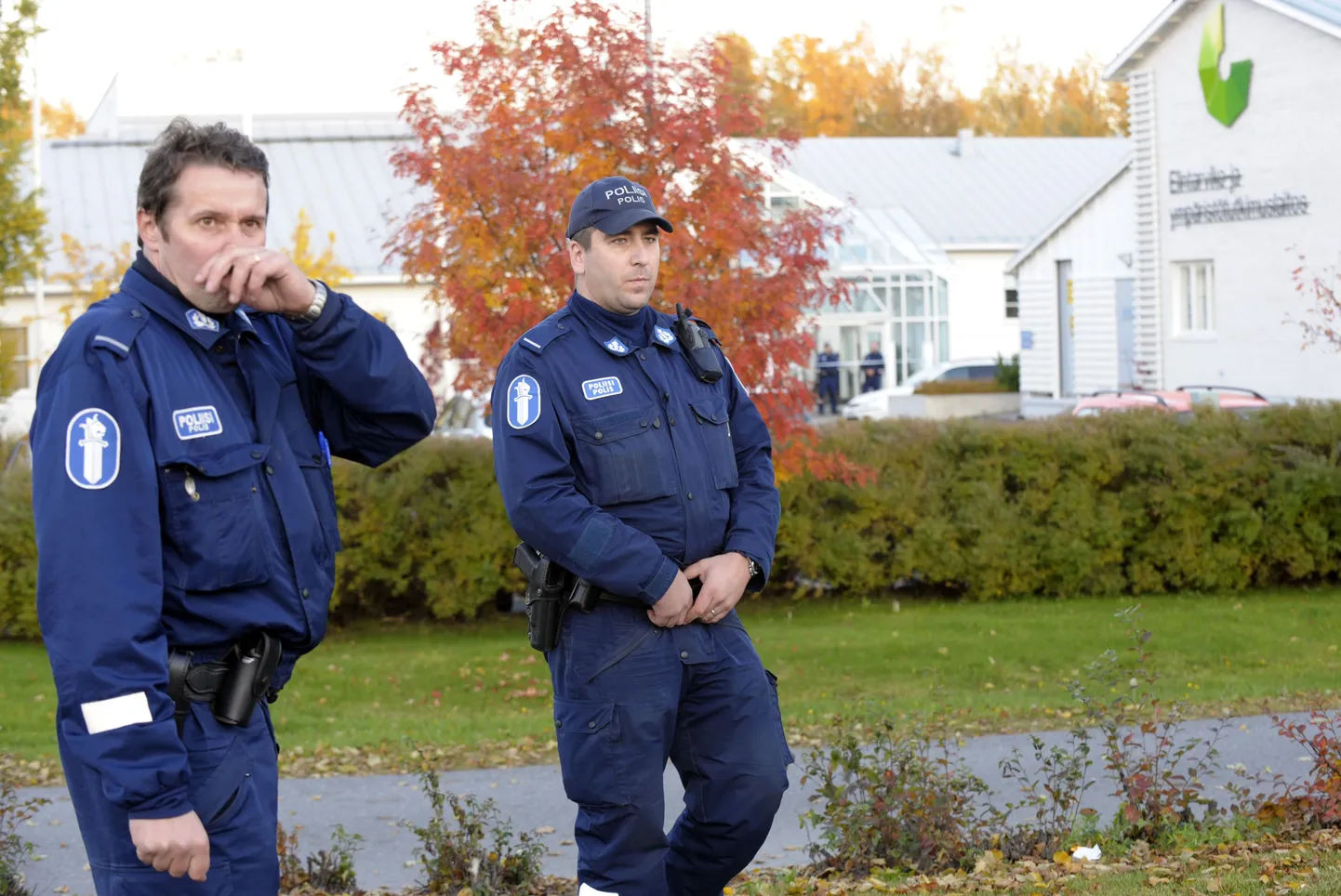 Soome politseinikud Kauhajoe ametikooli juures
