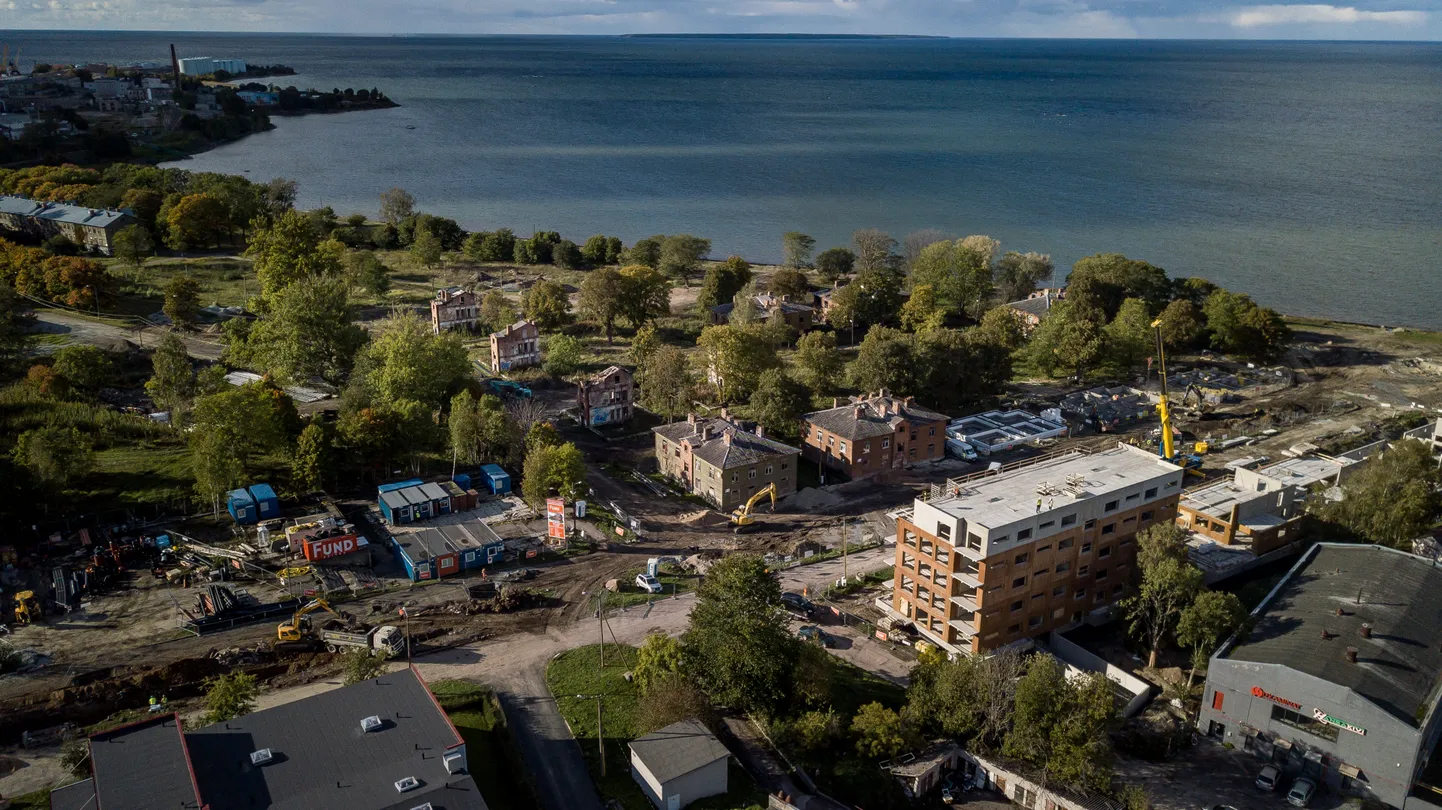 Kopli liinidel valmiv hoone.