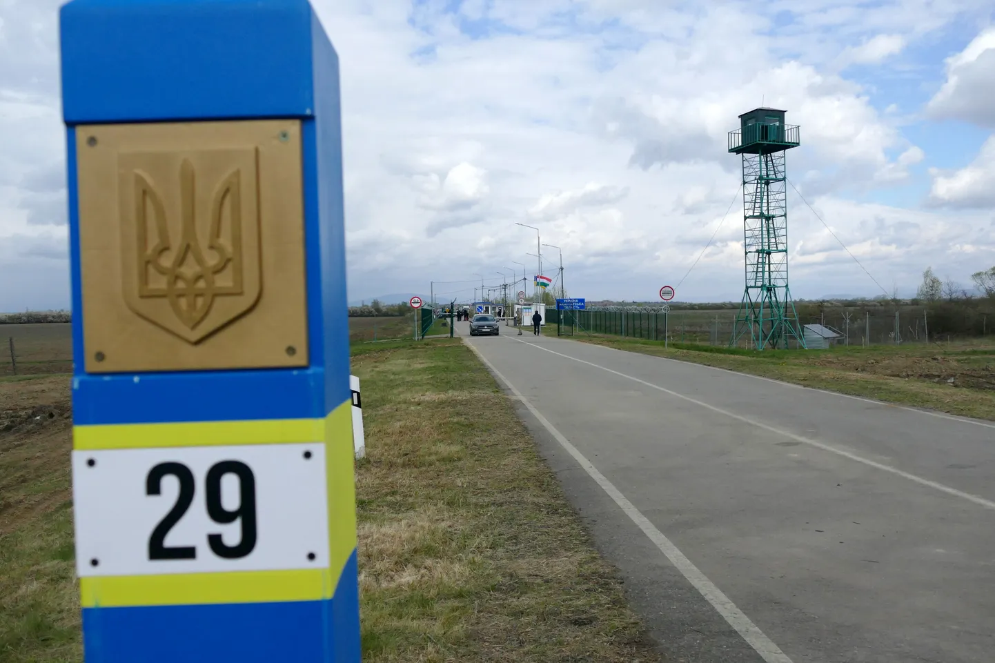 Velõka Paladi-Nagyhódosi piiripunkt Ukraina-Ungari piiril.