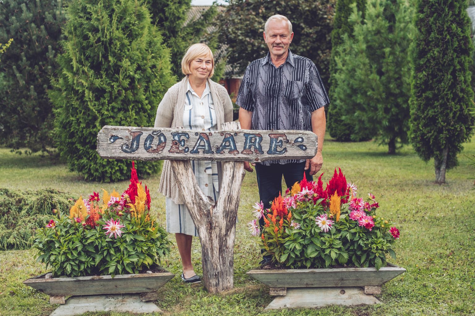 2021. aastal tunnustati parima talu tiitliga Jõeääre talu Järvamaal. Pildil Jõeääre talu peremees ja perenaine Laivi ja Urmas Laks.
