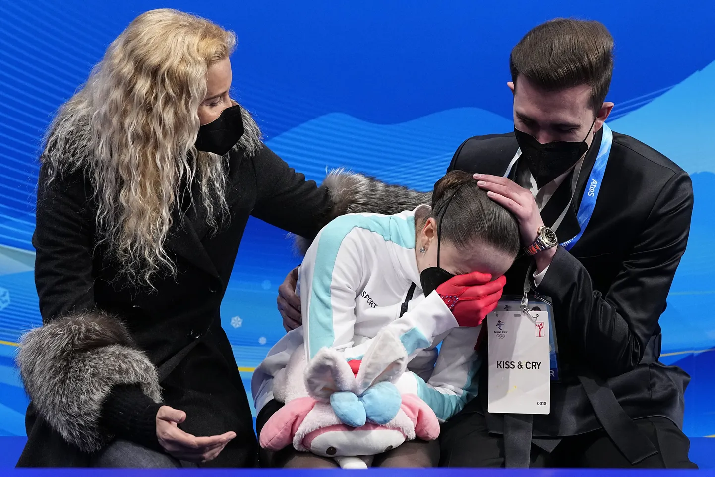 Kamila Valijeva Pekingi olümpiamängudel.