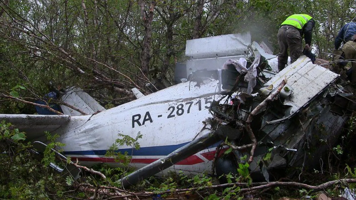 Reisilennuki AN-28 rusud Kamtšatka krais Palana lähistel.