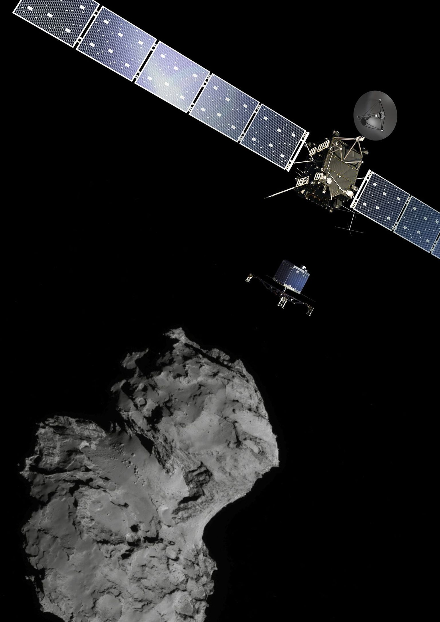 Rosetta, Philae ja komeet 67P