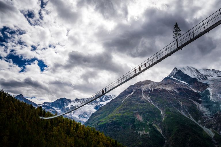 Charles Kuonen Suspension Bridge: Zermatt, Switzerland