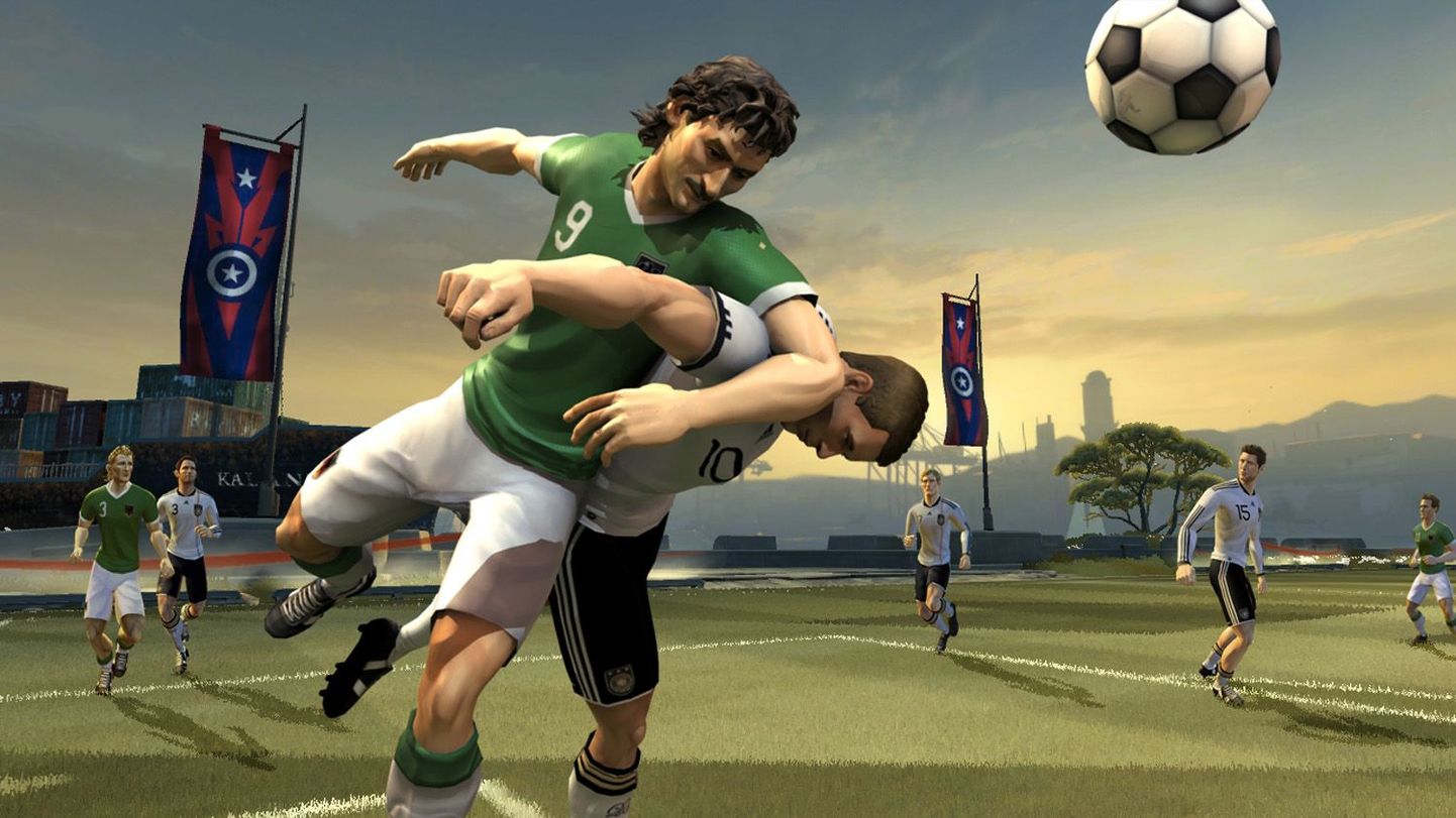 Fragment Ubisofti jalgpalliteemalisest videomängust.