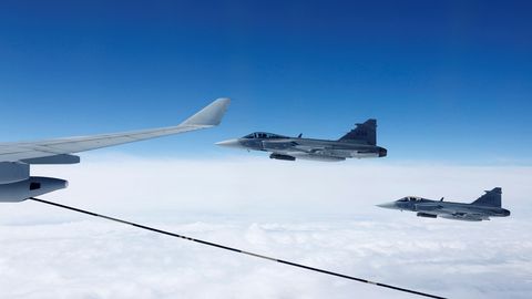 SVT: Rootsi saadab Soome-Venemaa piiri äärde Gripeni hävitajad