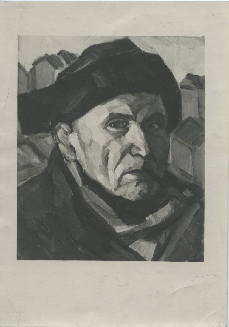 Jaan Vahtra. Autoportree. 1929. Õli