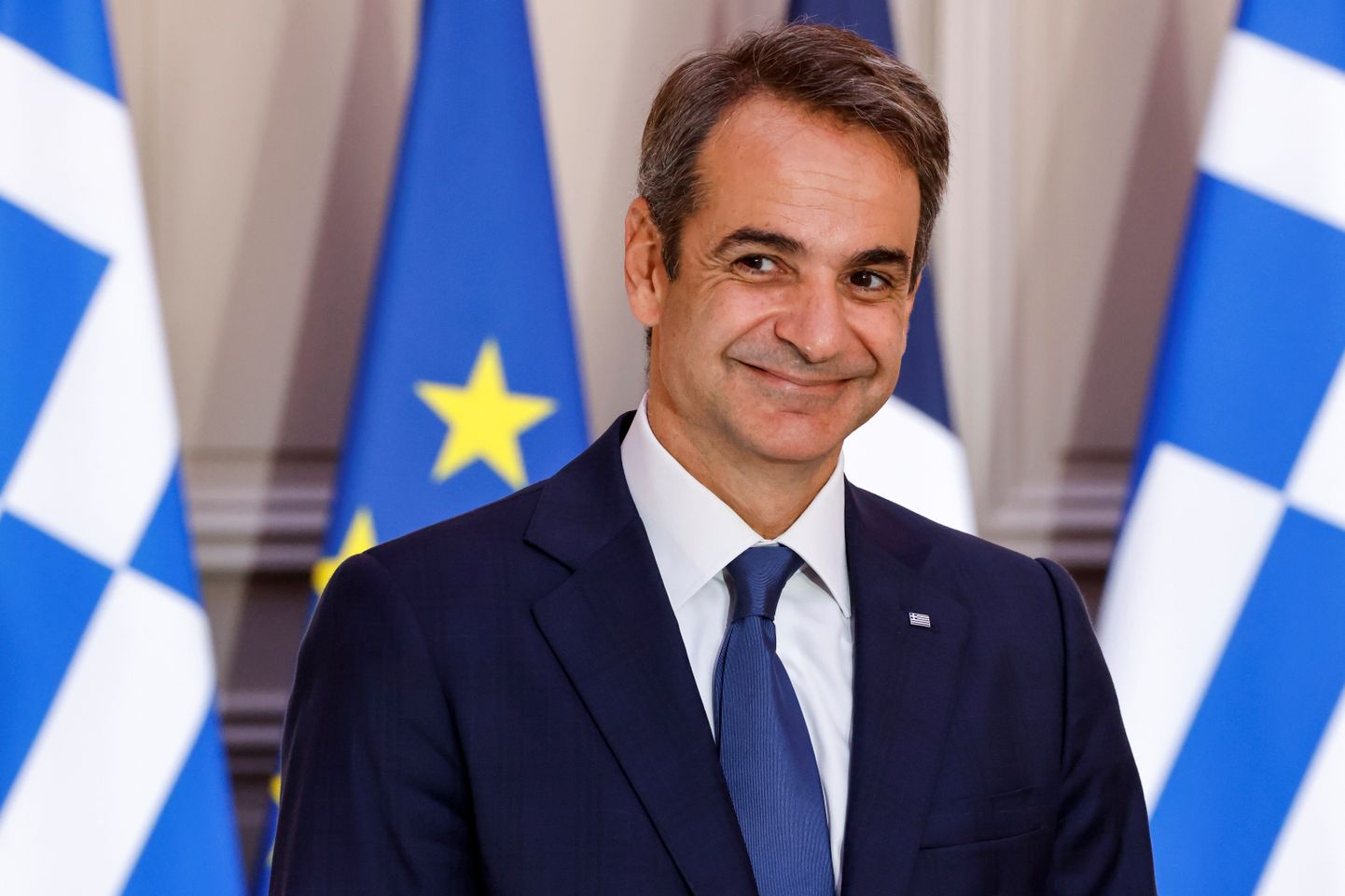 Grieķijas premjerministrs Kirjaks Micotakis