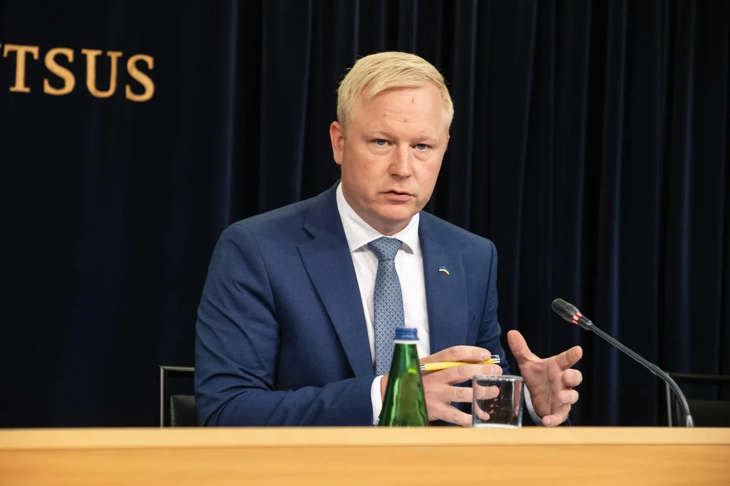 Rahandusminister Mart Võrklaev.