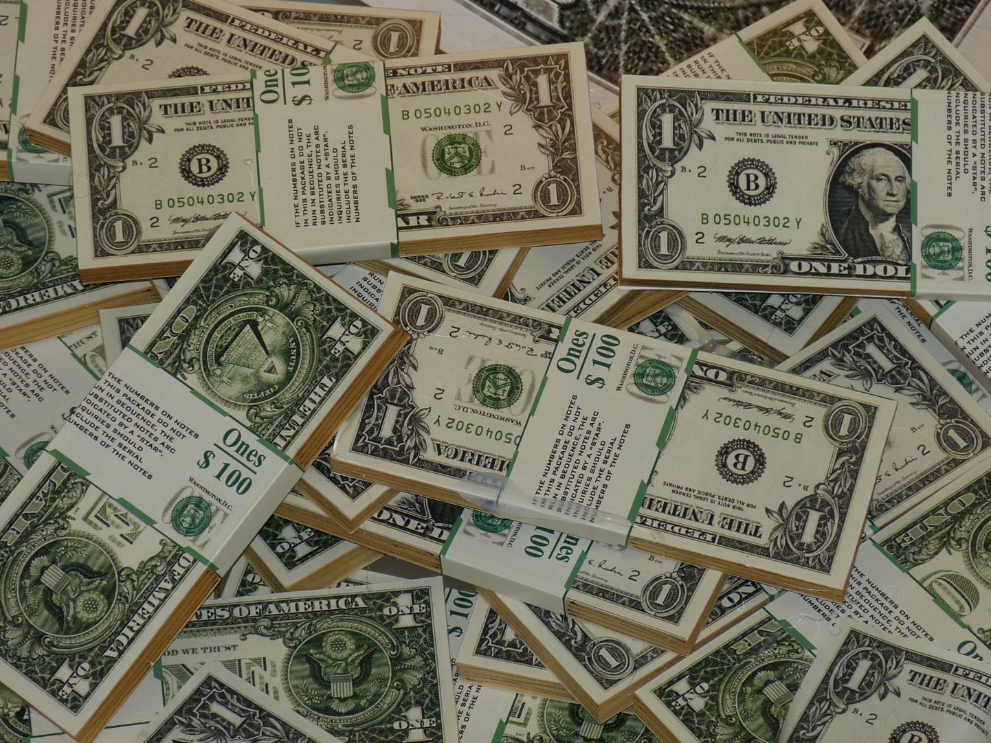 USA dollarid. Pilt on illustreeriv