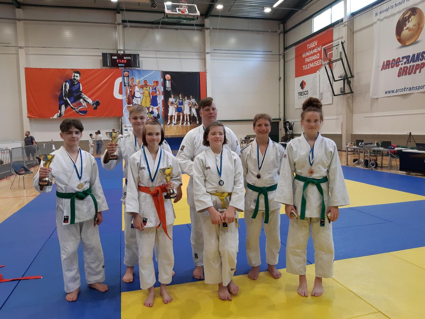 Pärnu judoklubi Samurai ja Audru Aitado noored said kaela medali.