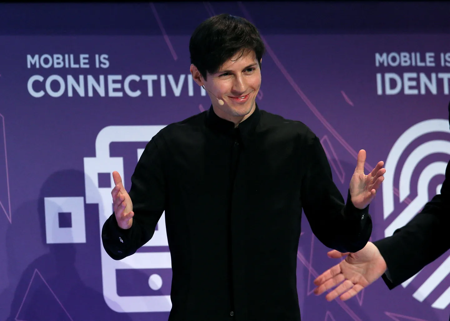 Sõnumirakenduse Telegram asutaja ja tegevjuht Pavel Durov esines 23. veebruaril 2016 Hispaanias Barcelonas maailma mobiilikongressil