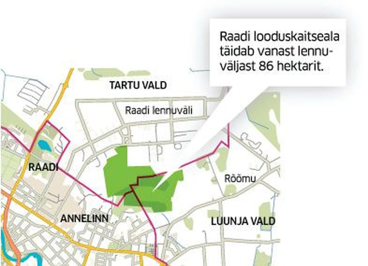 Raadi looduskaitseala.