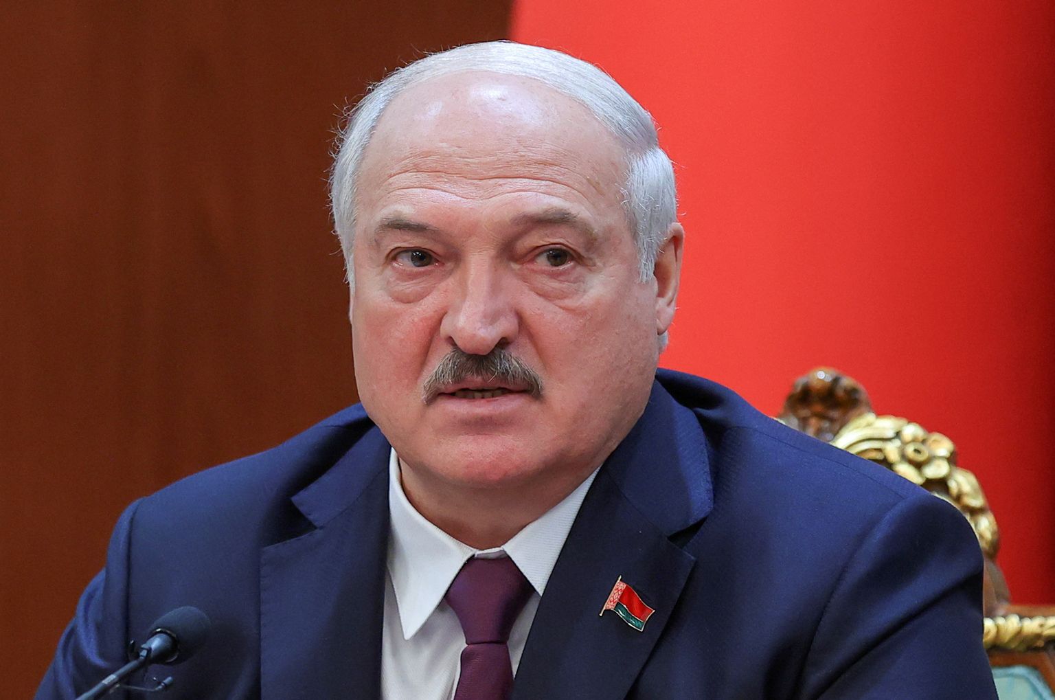Baltkrievijas autoritārais līderis Aleksandrs Lukašenko.