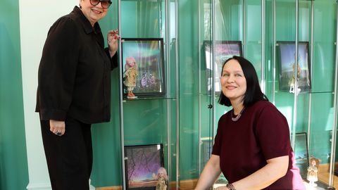 Kahe kunstniku "koosmängust" sündis eriline näitus