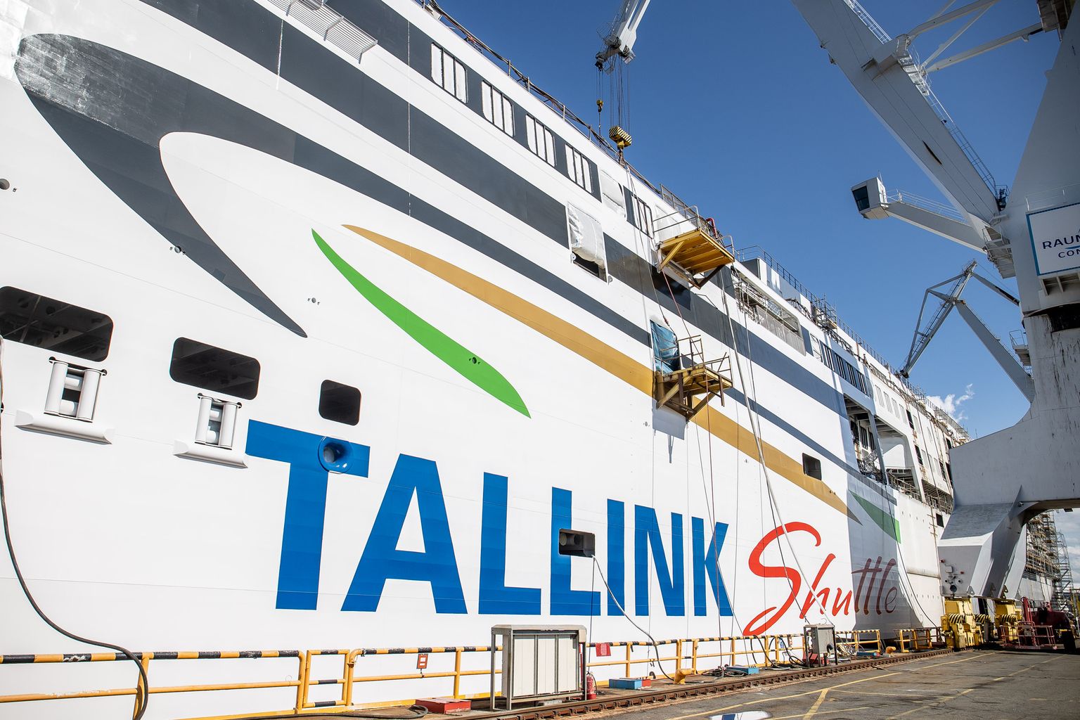 Tallinki uus laev MyStar, mida ehitatakse Rauma laevatehases Soomes.