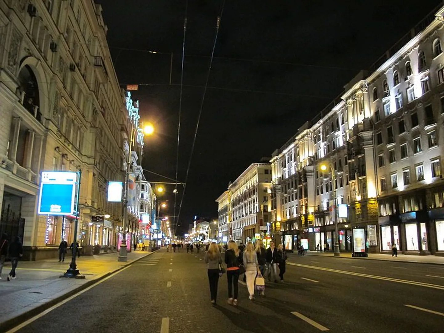 Moskva. Vaade Tverskaja tänavale.