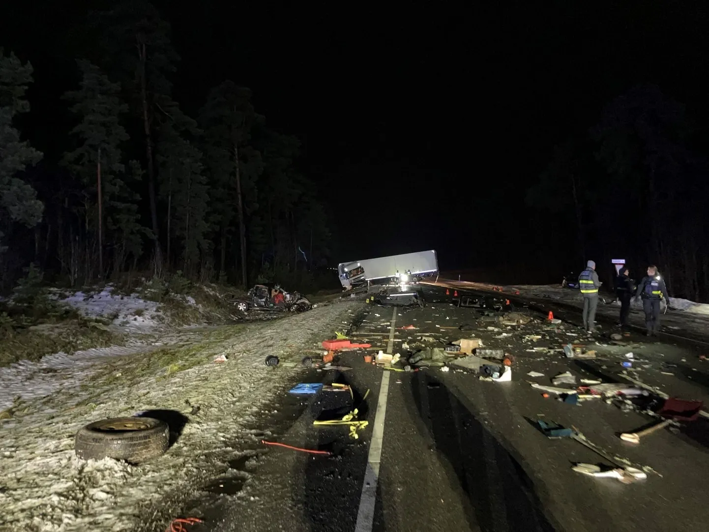 Foto avariipaigast Võistes.
