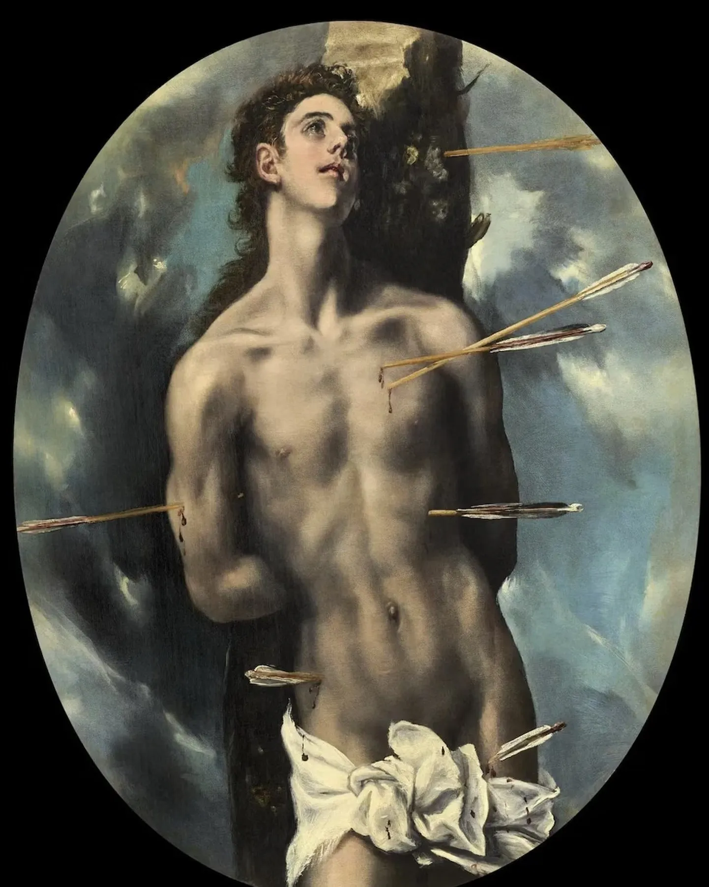 El Greco «Püha Sebastian» (u. 1610–14), mis väidetavalt kuulub Rumeeniale.