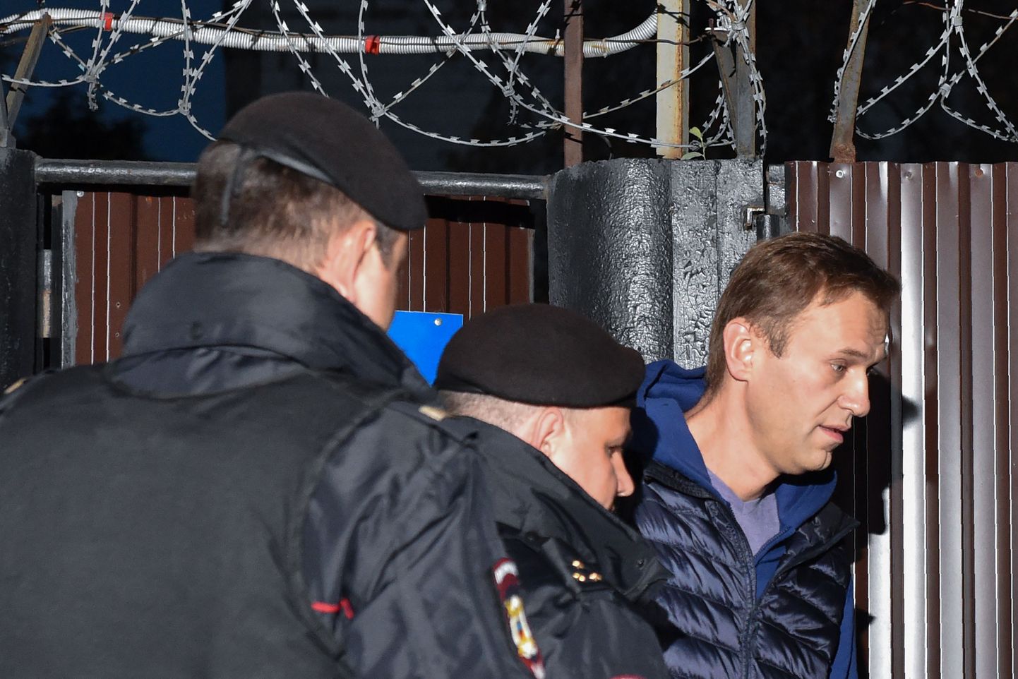 Aleksei Navalnõi kinnipidamine täna hommikul.