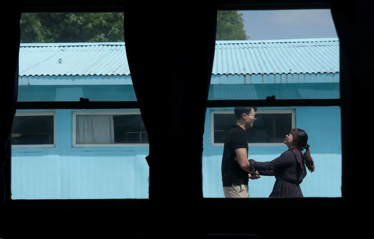 Lõuna-Korea Namyangju filmistuudio alal saab jäljendada kahe Korea liidri kohtumist