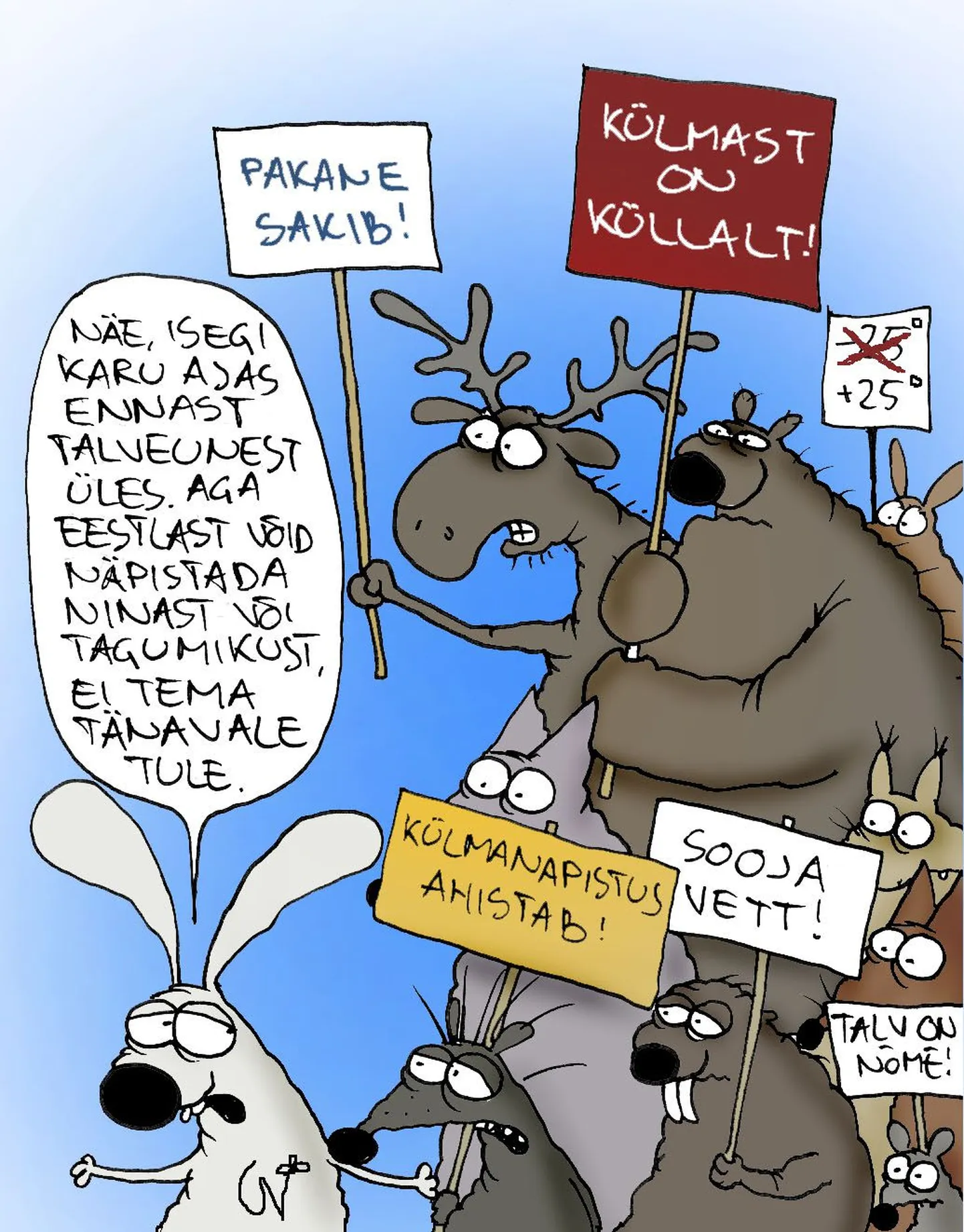 Kestev pakane paneb meelt avaldama.