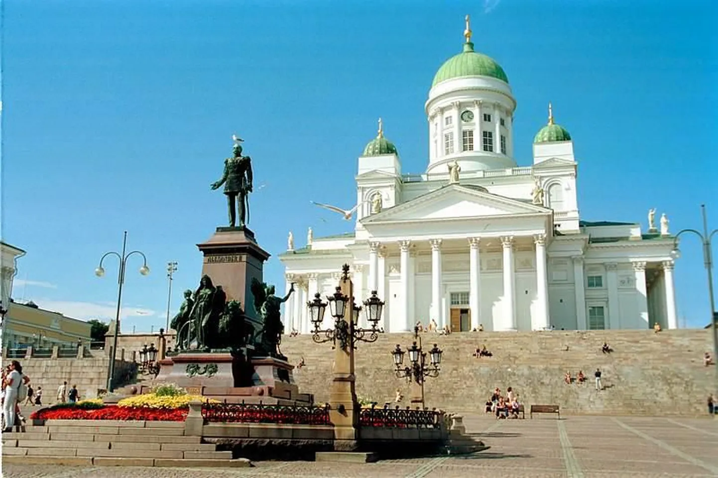 Центральная площадь Хельсинки.