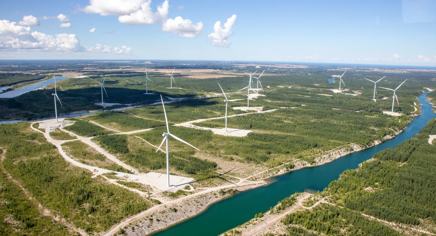 Eelmisel suvel hakkasid elektrit tootma Aidu tuulepargi 17 tuulikut, lisandumas on neid sinna veel 13.