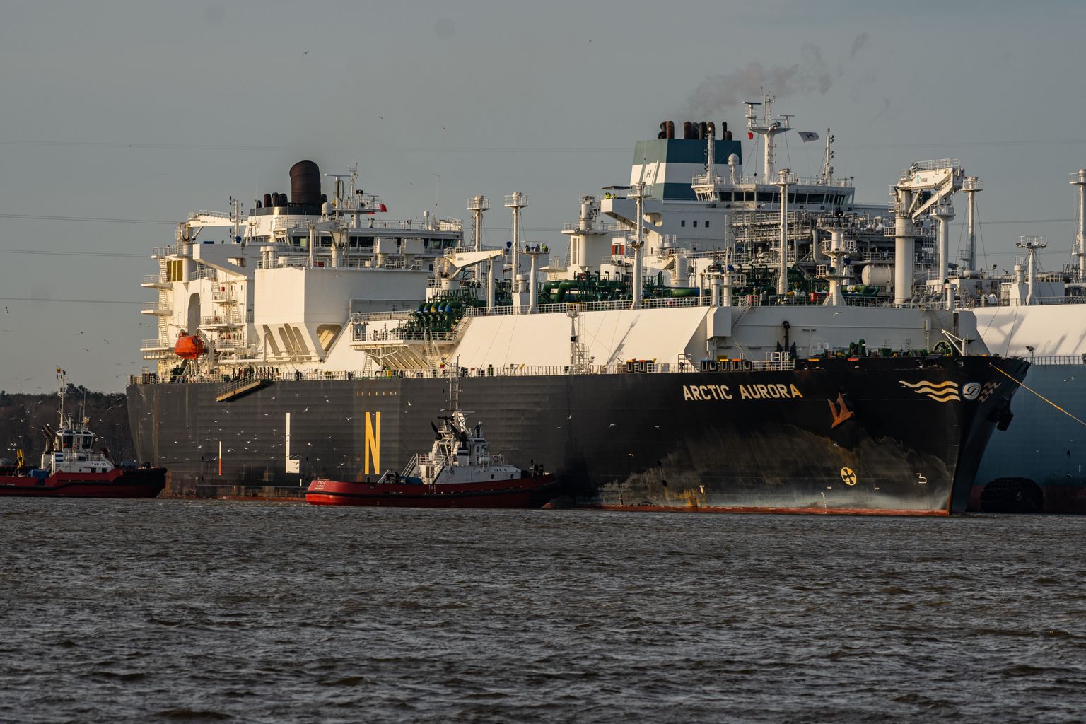 LNG-tanker Arctic Aurora Klaipeda sadamas.