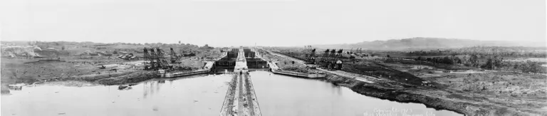 Panamas kanāla būvniecība 1913. gadā