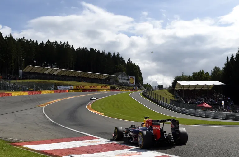 Eau Rouge’i kurv Spa-Francorchamps ringrajal.