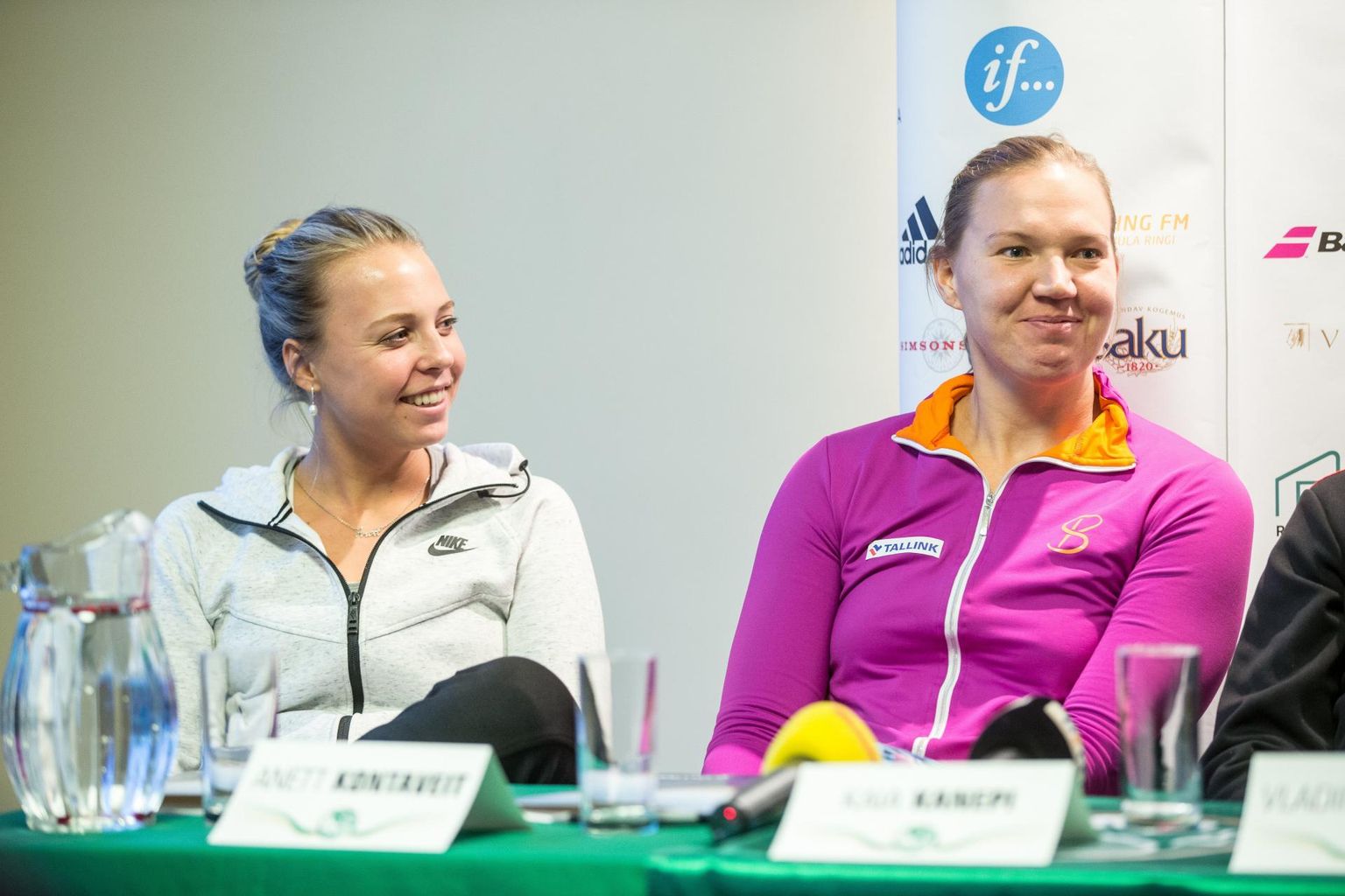 Aasta oli 2015, kui Kaia Kanepi (paremal) ja Anett Kontaveit viimati Fed Cupil üheskoos Eestit esindasid.