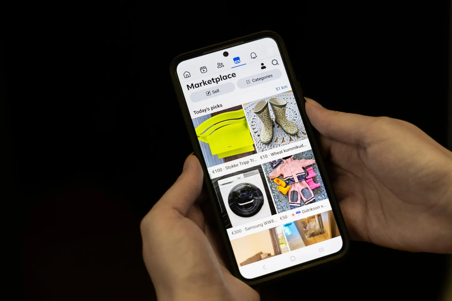 Nutitelefon. Pilt on illustratiivne.
