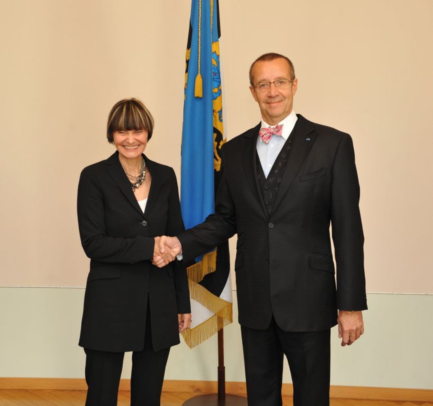 President Toomas Hendrik Ilves ja Šveitsi välisminister Micheline Calmy-Rey.