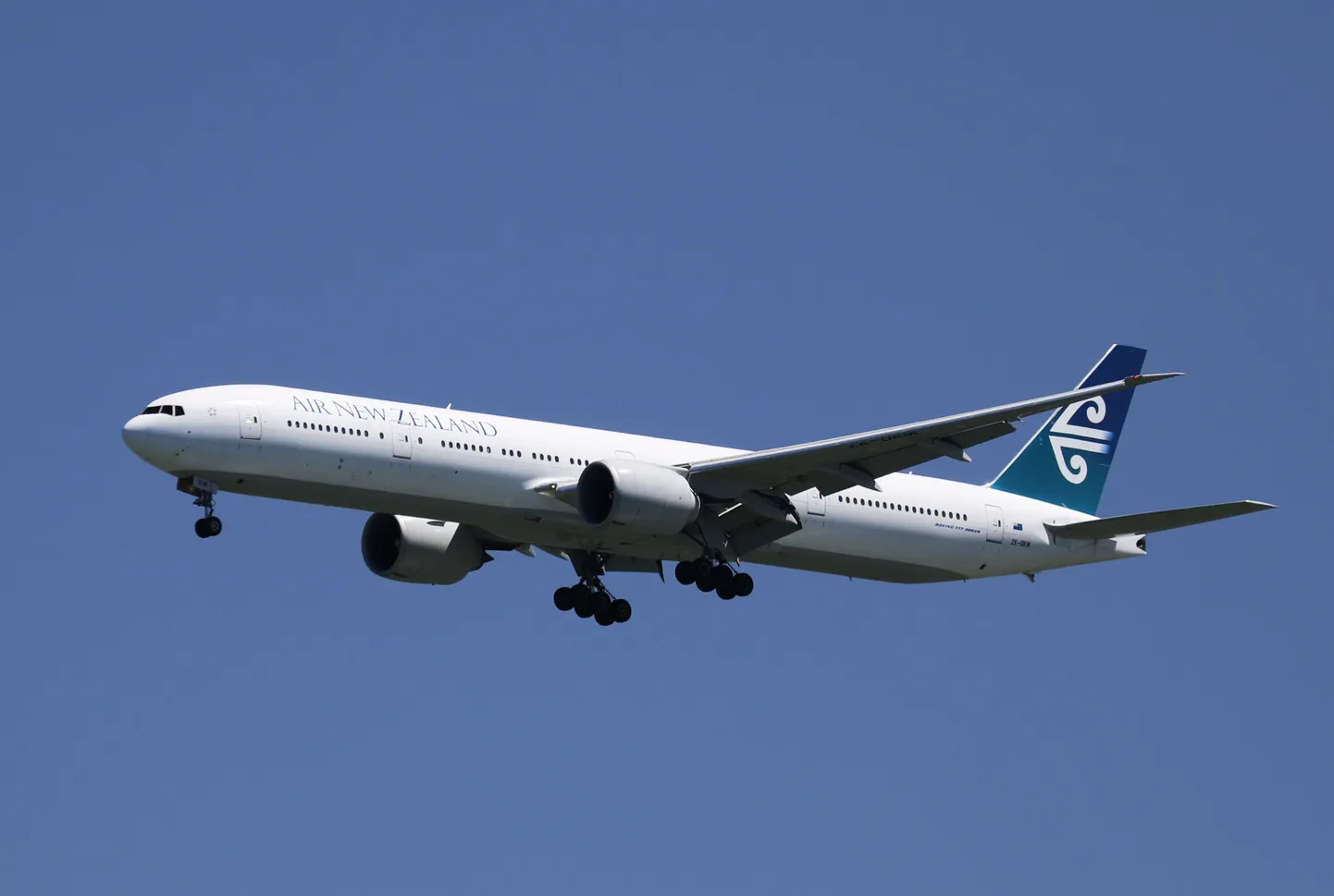 Air New Zealandi lennuk.