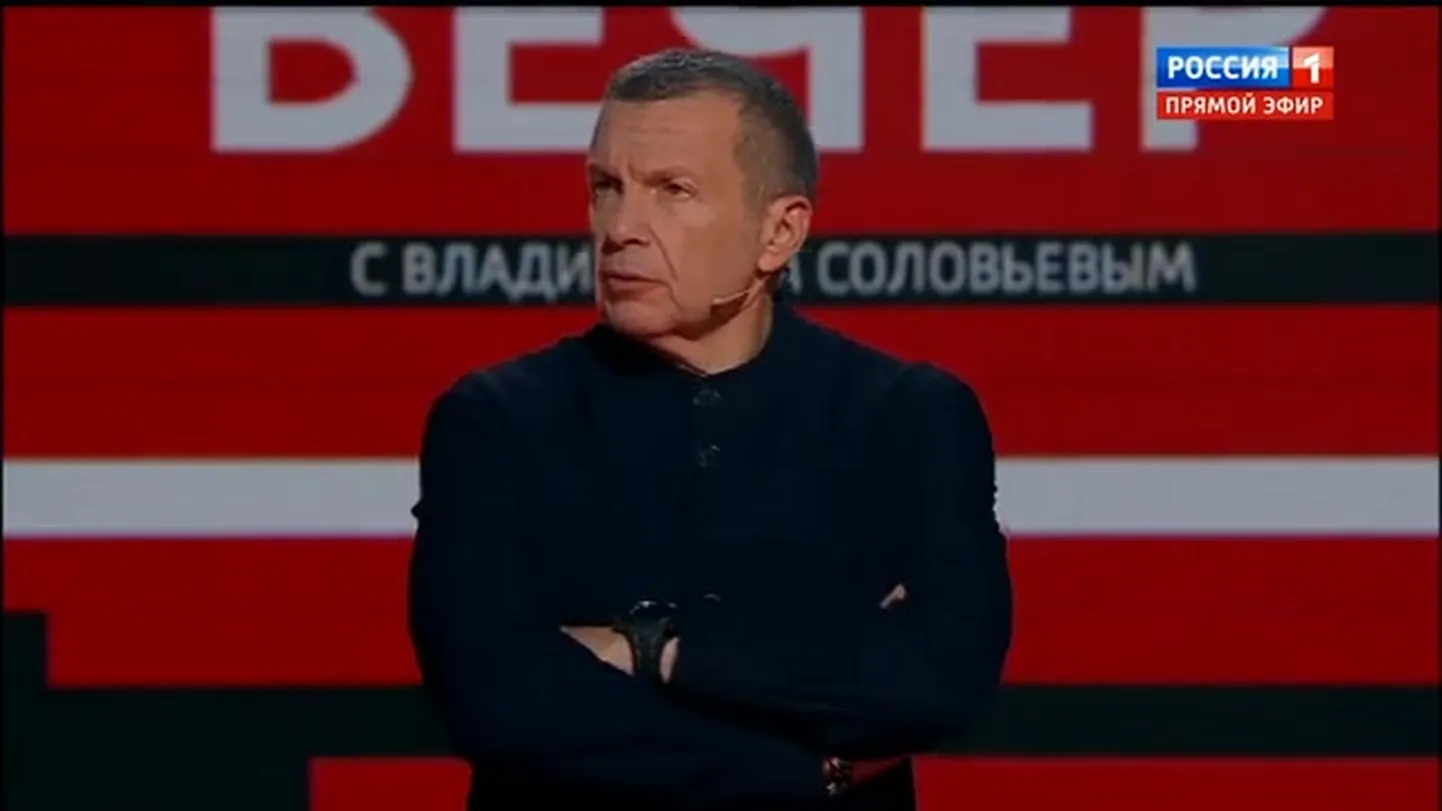 Кадр из программы "Вечер с Владимиром Соловьевым"