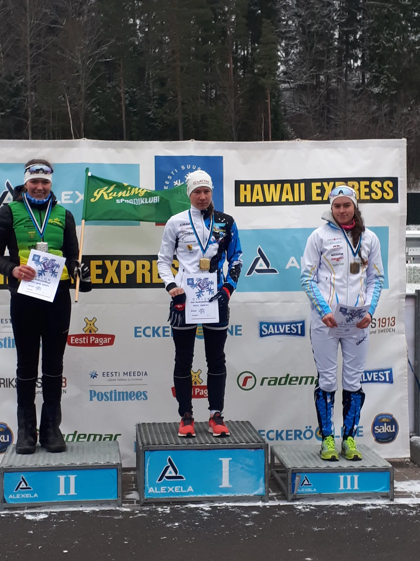 Keidy Kaasiku poodiumi kõrgeimal astmel.
