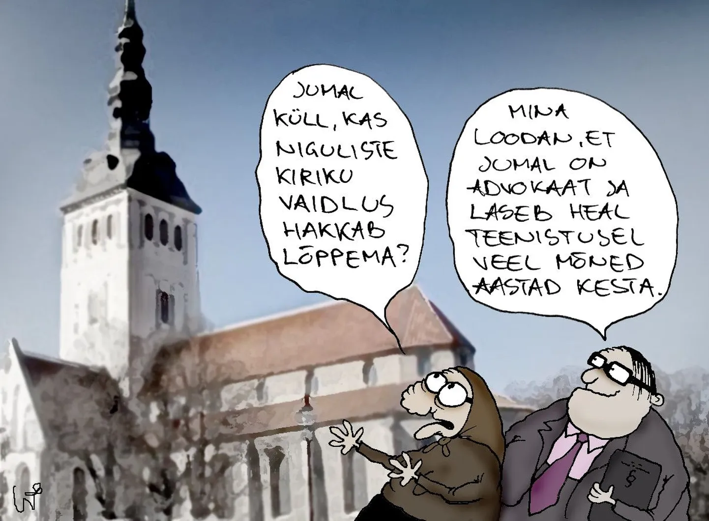 Vaidlused Niguliste kiriku ümber ei vaibu.