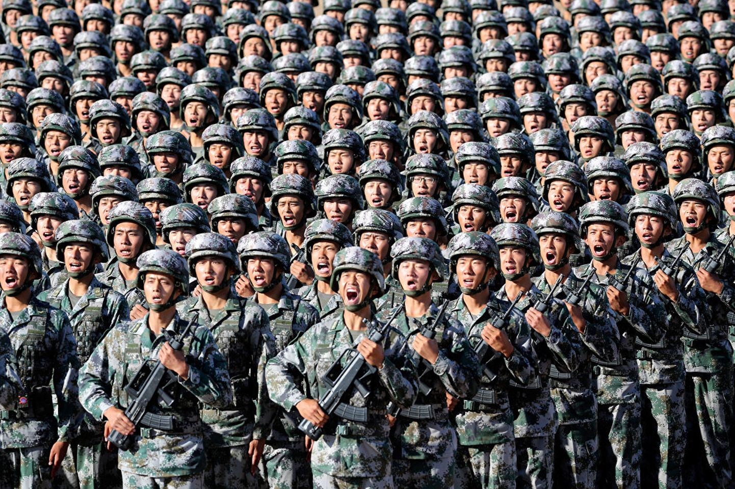 Hiina armee. Foto on illustratiivne.