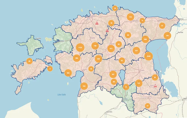 Elektrilevi andmetel 12. juulil kella 12.46 seisuga oli endiselt vooluta 7 898 majapidamist.