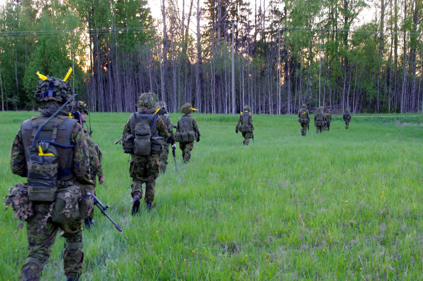 Kaitseväelased õppusel.