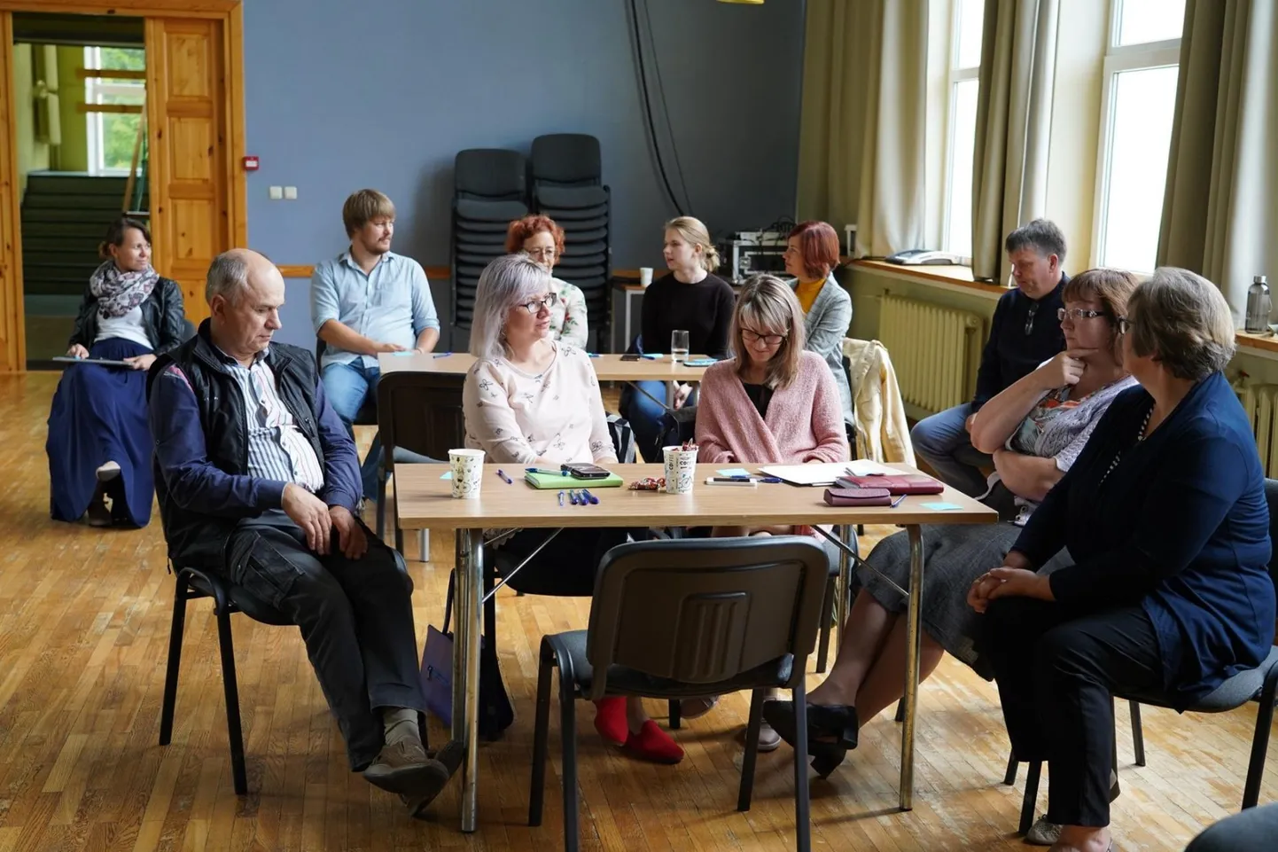Halduskoostöökoolitus Krootuse külakeskuses.