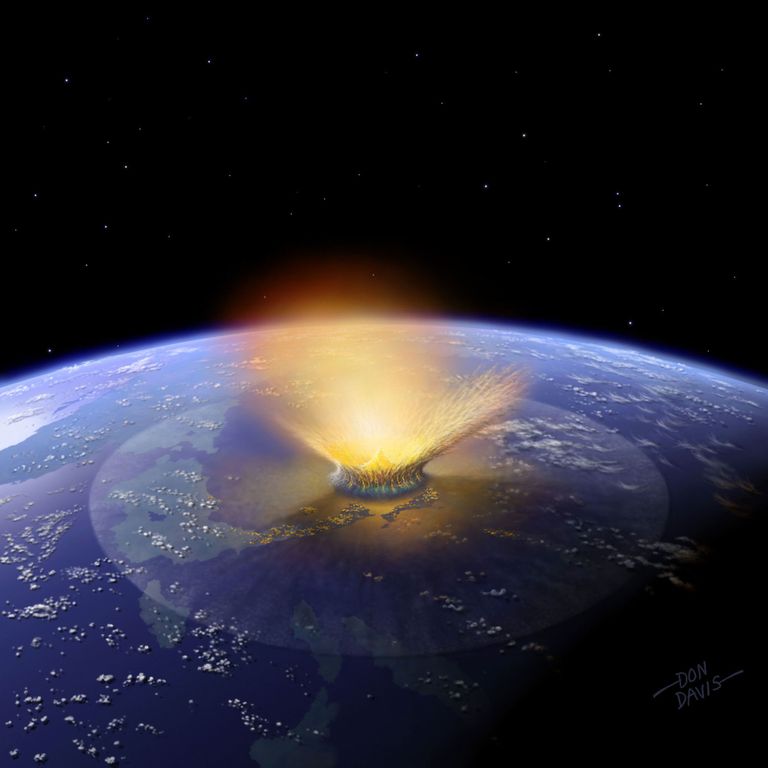 Kehtiva teooria kohaselt käivitas 65 miljonit aastat tagasi Maale kukkunud asteroid ahelreaktsiooni, mille tõttu hiidsisalikud lõpuks välja surid