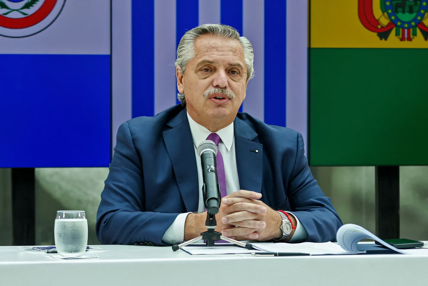 Argentīnas prezidents Alberto Fernandess