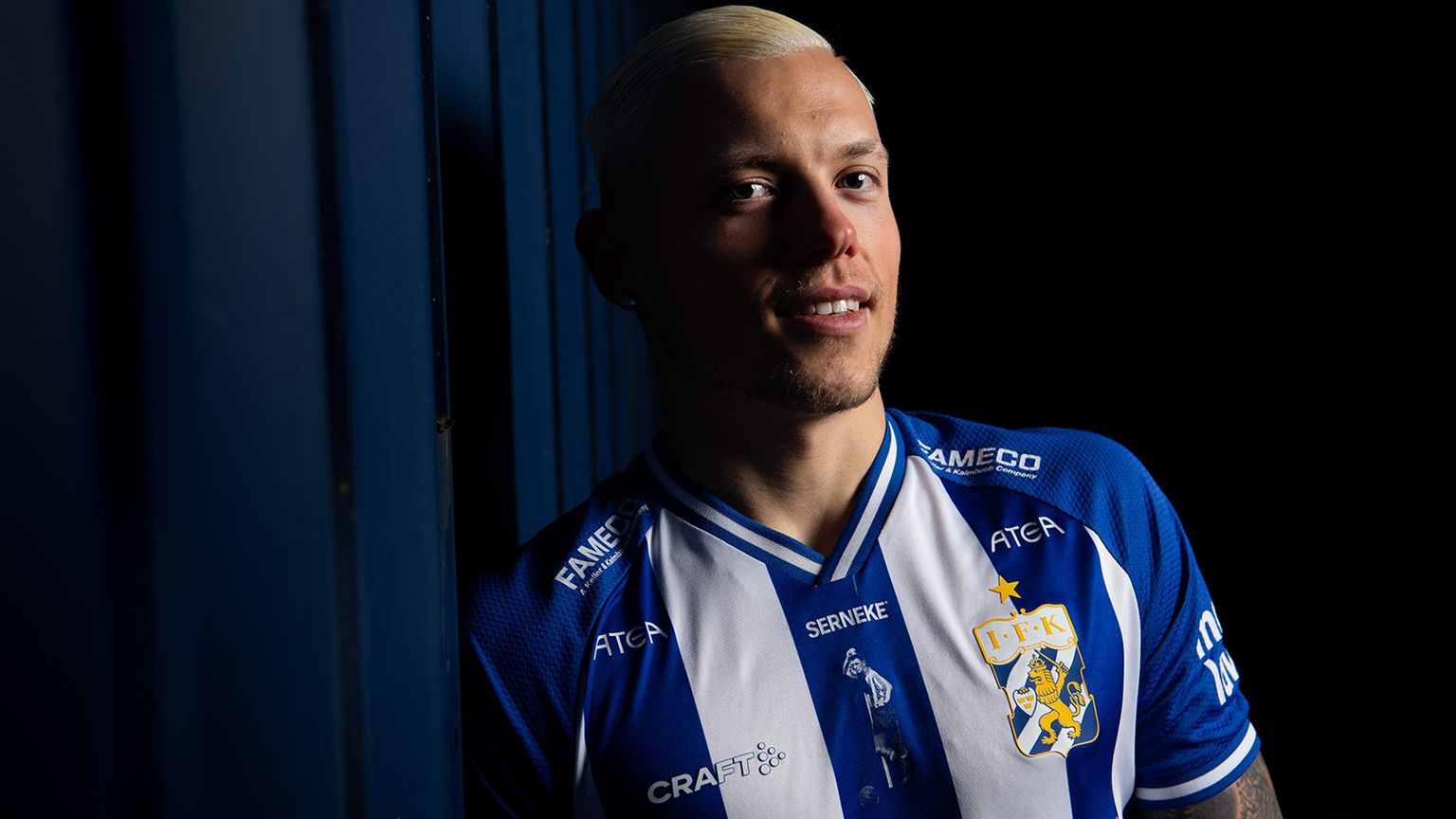 Erik Sorga Göteborgi IFKi särgis.