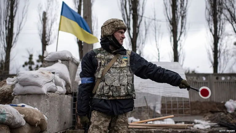 Украинский КПП.