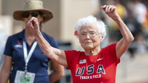105-летняя американка установила мировой рекорд в беге на 100 метров