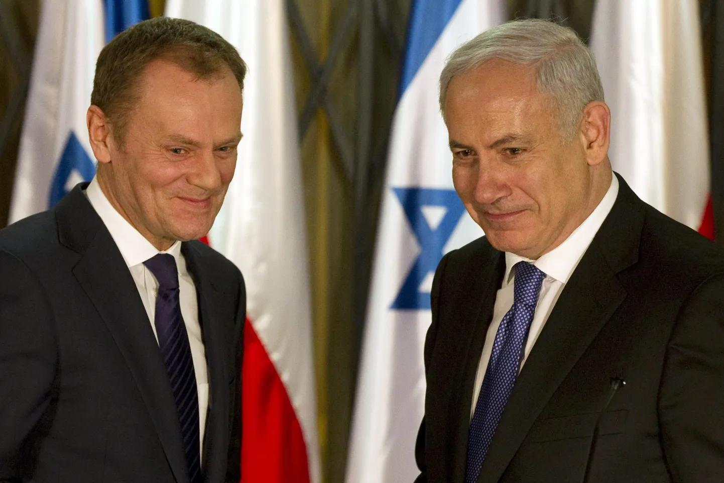 Tusk ja Netanyahu 2011. aastal, kui mõlemad samuti peaministriametit pidasid.