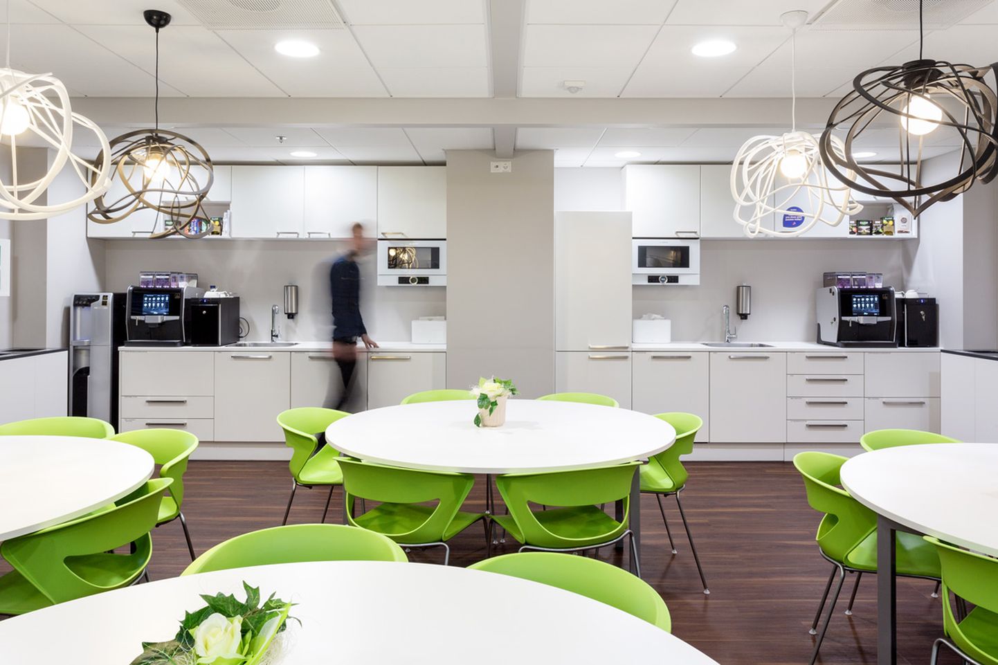Кухонный уголок новой конторы Nordea