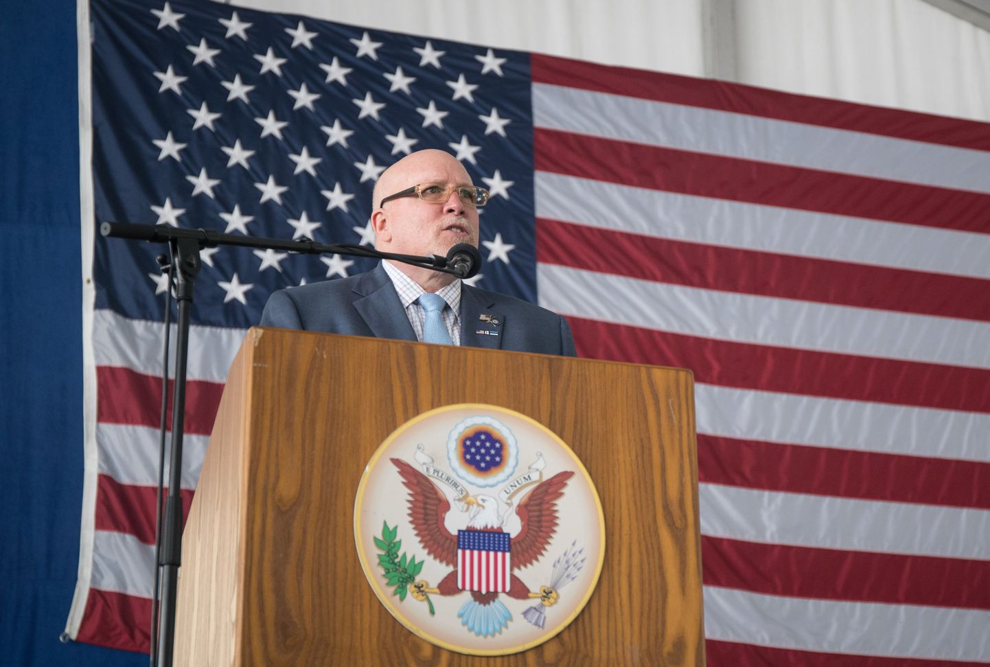 USA suursaadik James D. Melville’i vastuvõtt Ameerika Ühendriikide 242. iseseisvuspäeva tähistamiseks